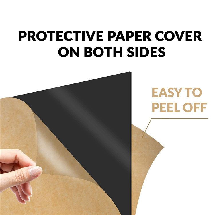 Black & White Plexiglass acrylic Sheets (3)
